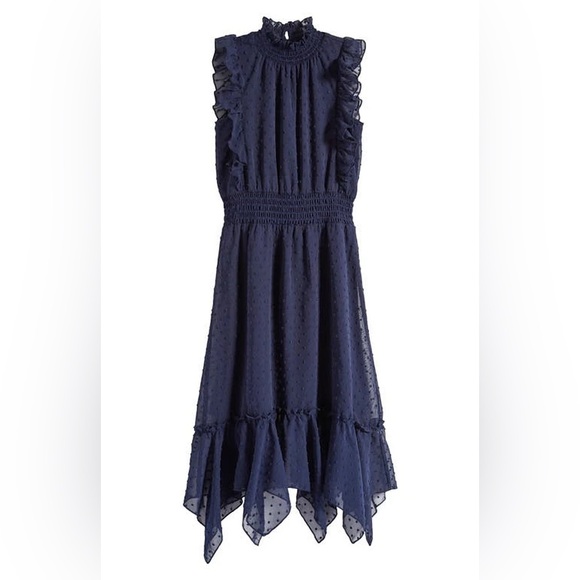 Ava & Yelly Tween Clip Dot Hankey Maxi Dress NWOT - Picture 1 of 5